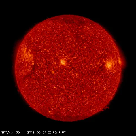 Image of Sun's transition region