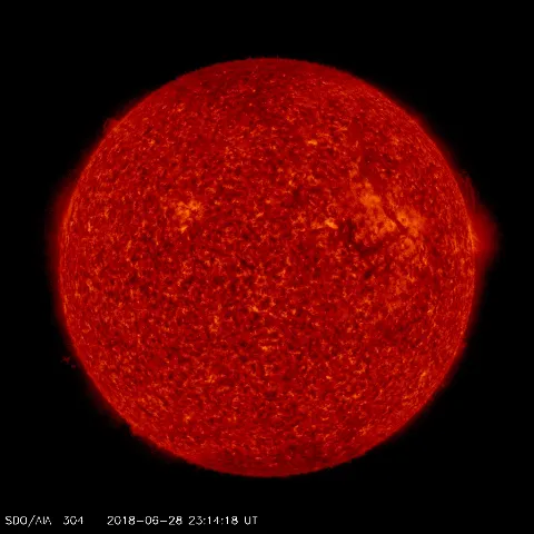 Image of Sun's transition region