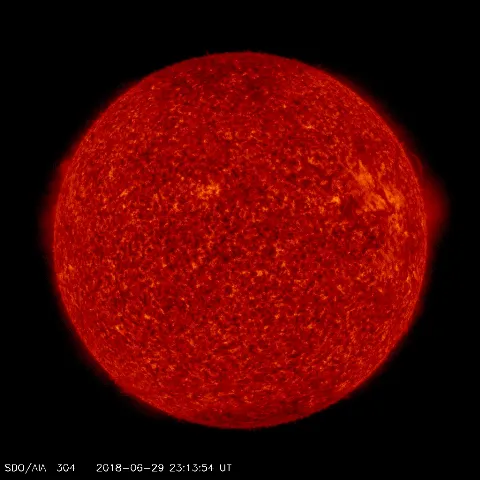 Image of Sun's transition region