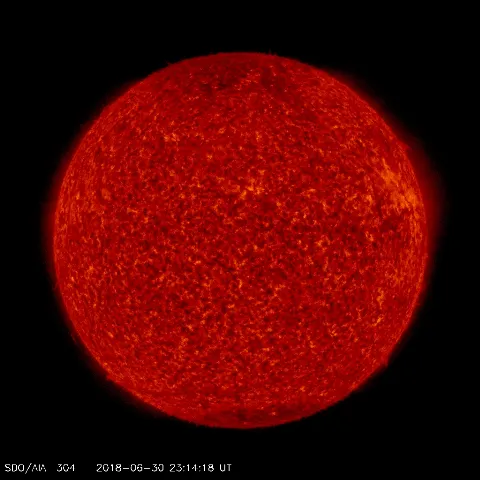 Image of Sun's transition region