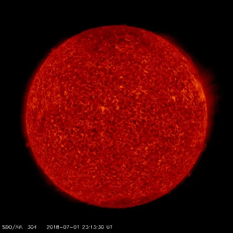 Image of Sun's transition region