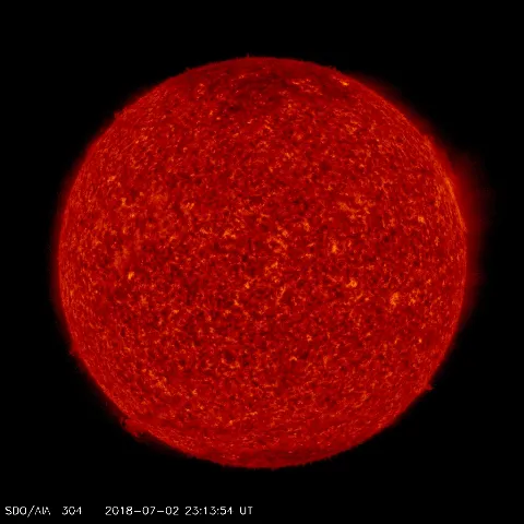 Image of Sun's transition region