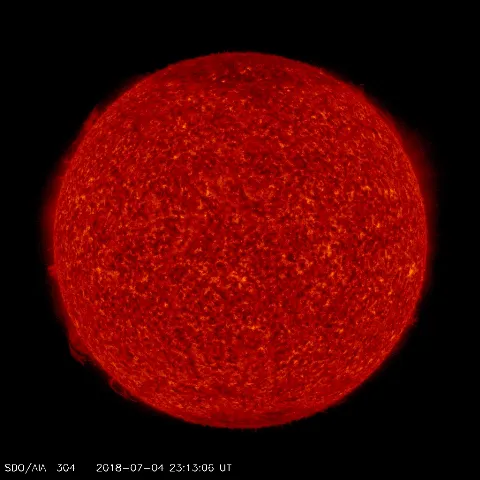 Image of Sun's transition region