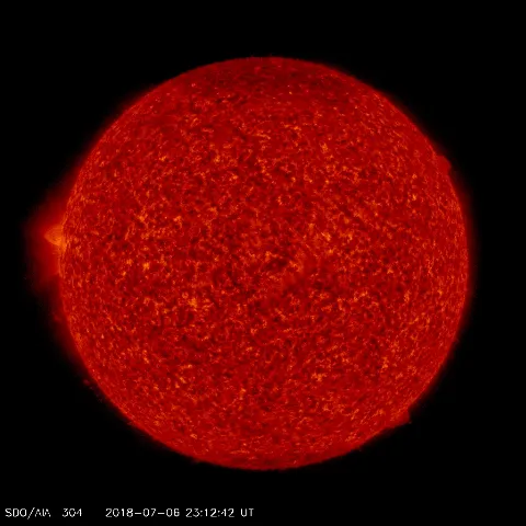 Image of Sun's transition region