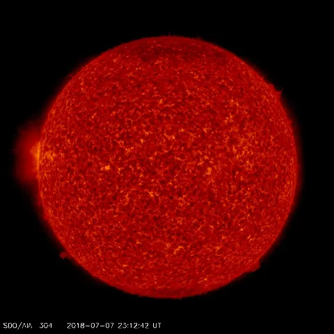 Image of Sun's transition region