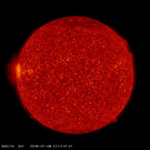 Image of Sun's transition region