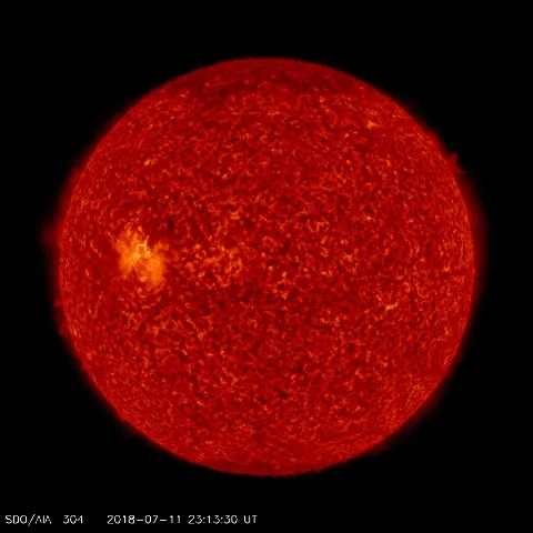 Image of Sun's transition region