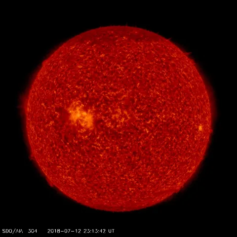 Image of Sun's transition region