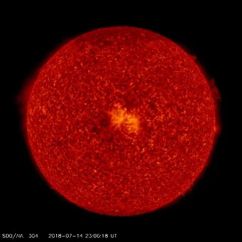 Image of Sun's transition region