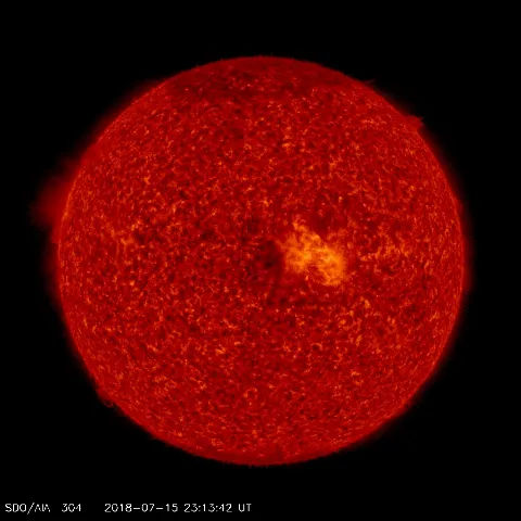 Image of Sun's transition region