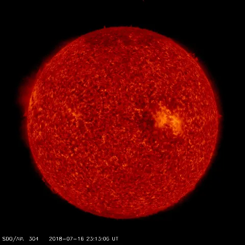 Image of Sun's transition region