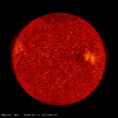 Image of Sun's transition region