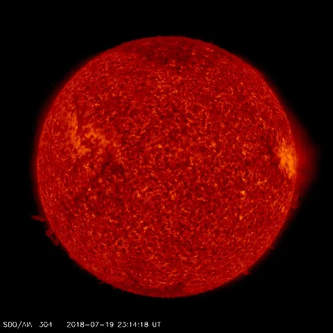 Image of Sun's transition region