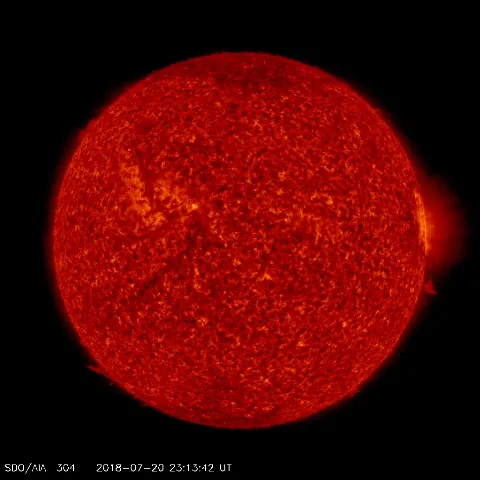 Image of Sun's transition region