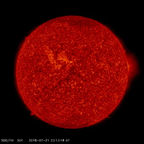 Image of Sun's transition region