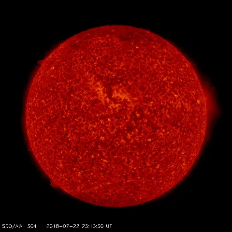 Image of Sun's transition region