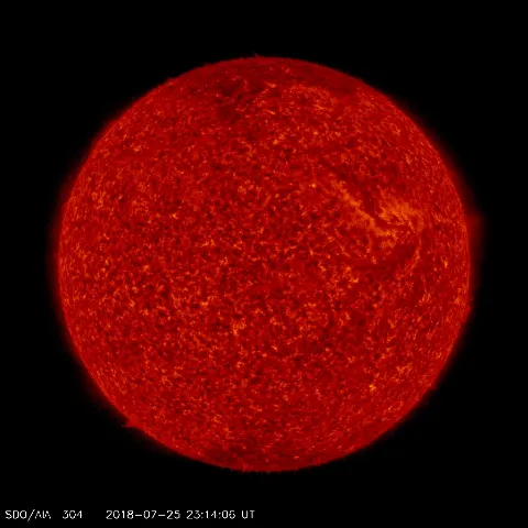 Image of Sun's transition region