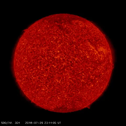 Image of Sun's transition region