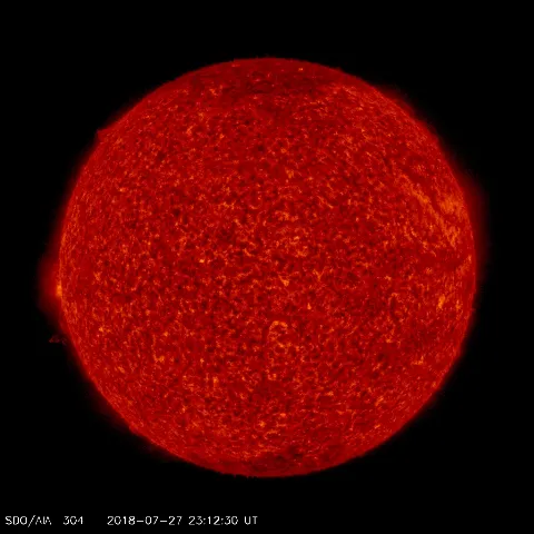 Image of Sun's transition region