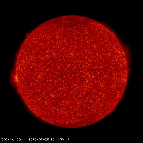 Image of Sun's transition region