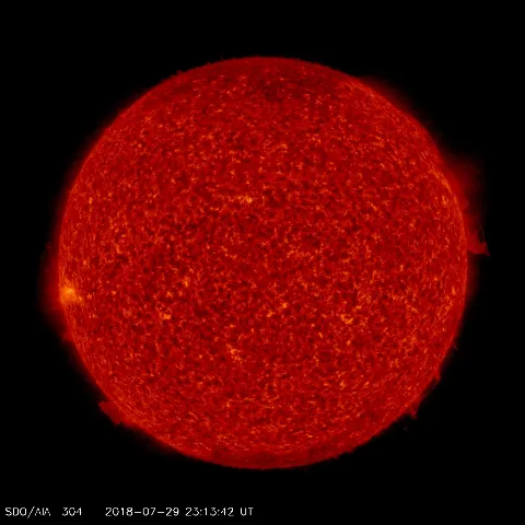 Image of Sun's transition region