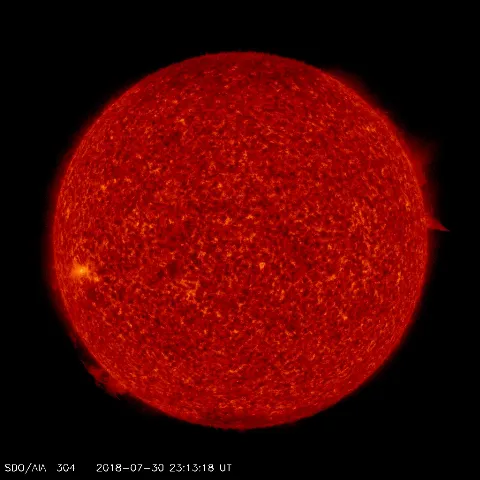 Image of Sun's transition region