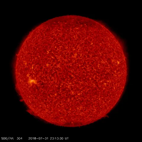 Image of Sun's transition region