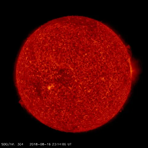 Image of Sun's transition region