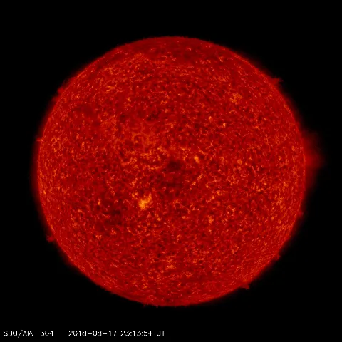 Image of Sun's transition region