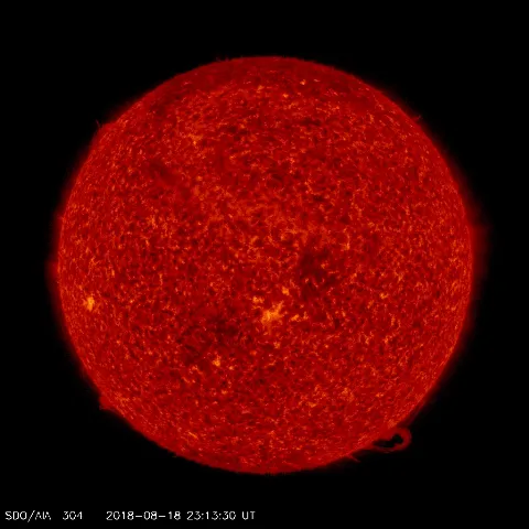 Image of Sun's transition region