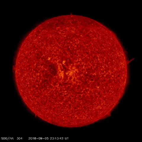 Image of Sun's transition region