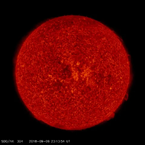 Image of Sun's transition region