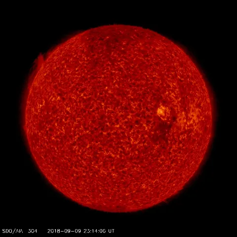 Image of Sun's transition region