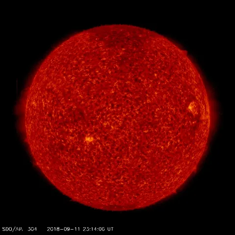 Image of Sun's transition region