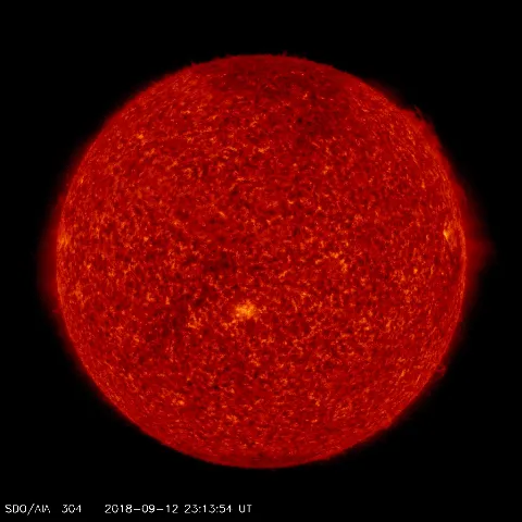 Image of Sun's transition region