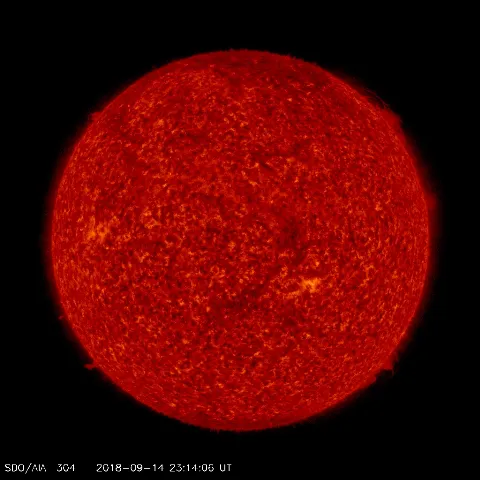 Image of Sun's transition region