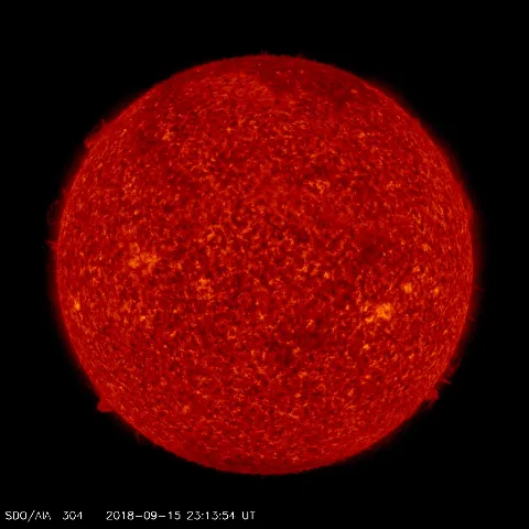 Image of Sun's transition region