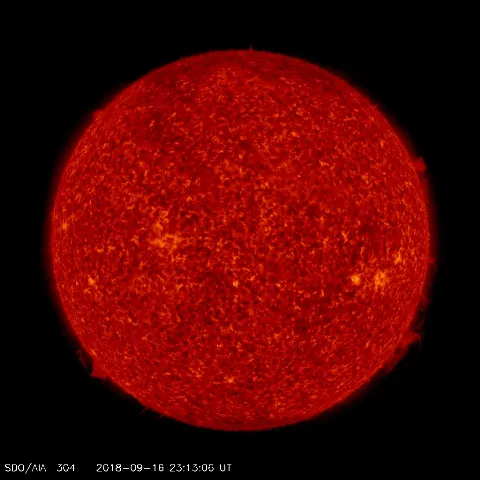 Image of Sun's transition region