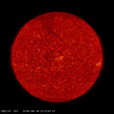 Image of Sun's transition region