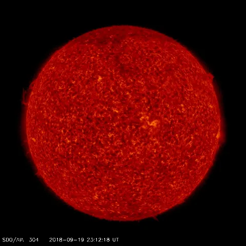 Image of Sun's transition region