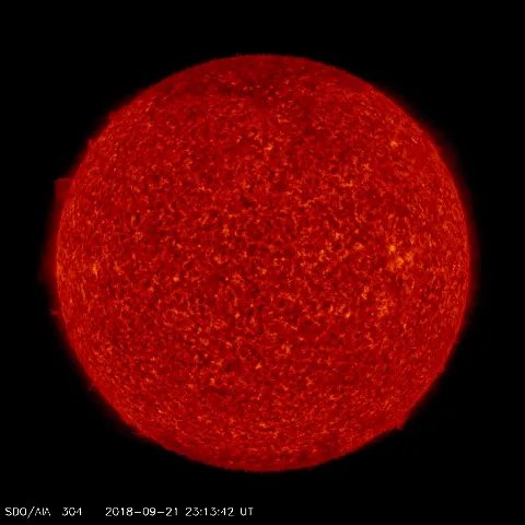 Image of Sun's transition region