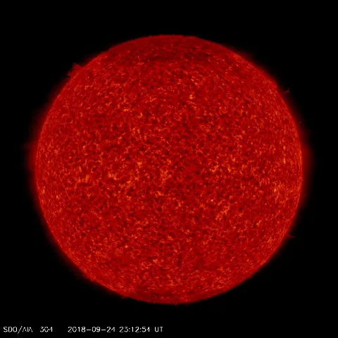 Image of Sun's transition region