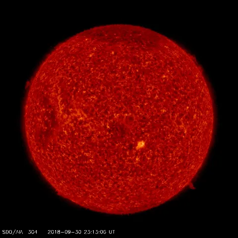 Image of Sun's transition region