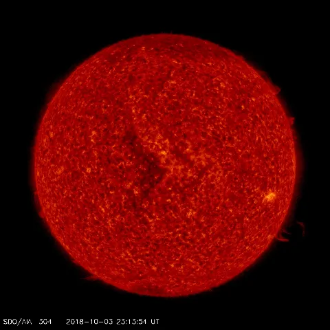 Image of Sun's transition region