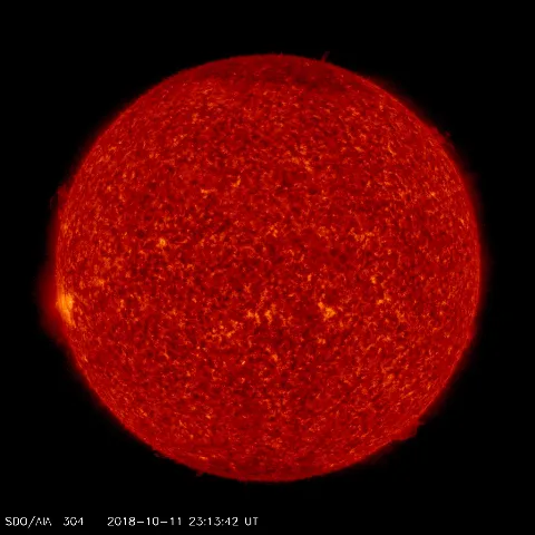 Image of Sun's transition region