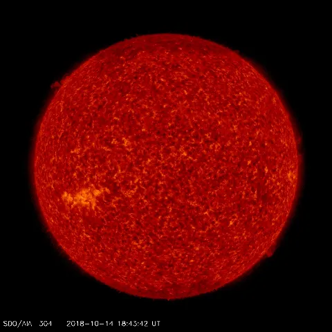 Image of Sun's transition region