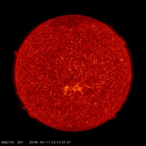 Image of Sun's transition region