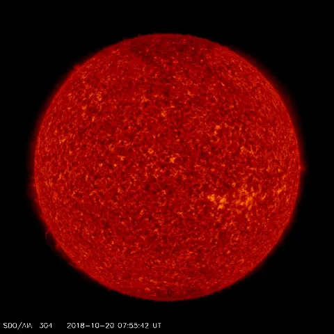 Image of Sun's transition region