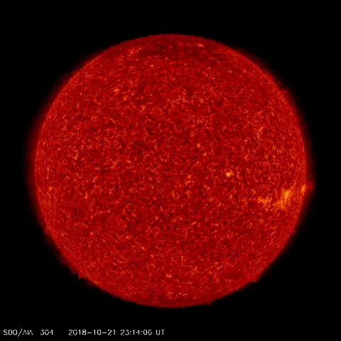 Image of Sun's transition region