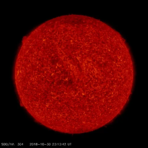 Image of Sun's transition region